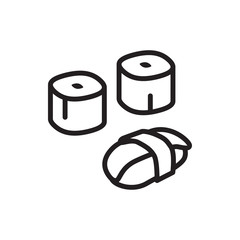 sushi icon illustration