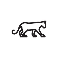 panther icon illustration