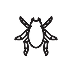 beetle icon illustration