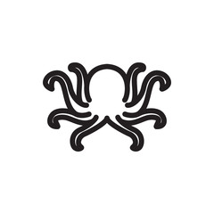 octopus icon illustration