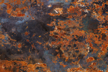 old rusty iron background. Corrosion of metal