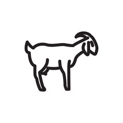 goat icon illustration