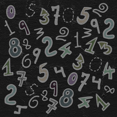creative numbers background