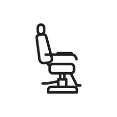 barber chair icon illustration