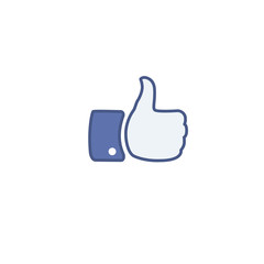 Like in the style of the popular social network