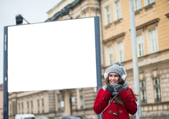 Obraz premium Advertising billboard