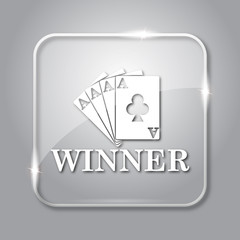 Poker winner icon