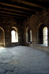 Inside the tower of the medieval castle of Altena (North Rhine-Westphalia, Germany)