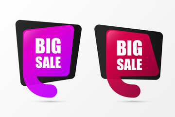 Big Sale. Banner templates. Vector