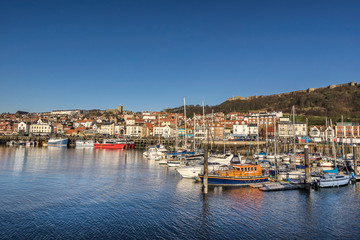 The harbour in Scarborough Yorkshire