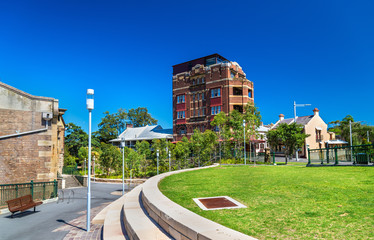 View of Barangaroo District in Sydney, Australia