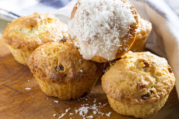 Muffins with raisin