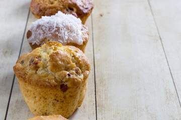 Muffins with raisin