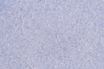 Pattern of frozen water