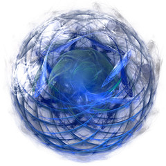 Abstrakte Schneeflocke