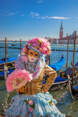 Famous carnival with beautiful masks in Venice, Italy © Tomas Marek
