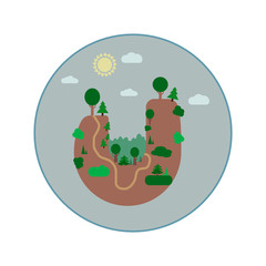 Landscape icon.