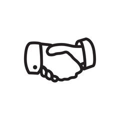 handshake icon illustration