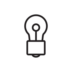 bulb icon illustration