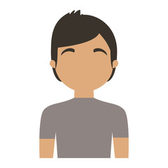 character man young casual vector illustration eps 10