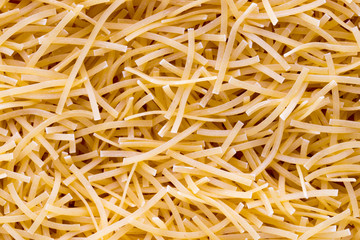 Italian pasta close up on background.