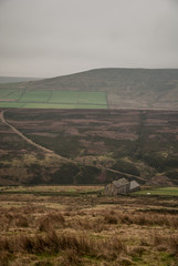 The landscape of Peak District National Park, UK