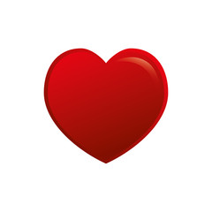 Romantic heart concept icon vector illustration graphic design