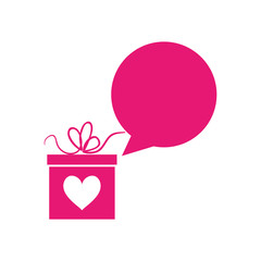 Romantic heart concept icon vector illustration graphic design