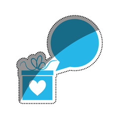 Romantic heart concept icon vector illustration graphic design