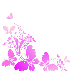 Fototapeta na wymiar beautiful pink flowers