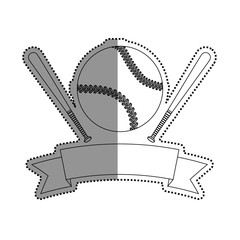 Baseball sport game icon vector illustration graphic design
