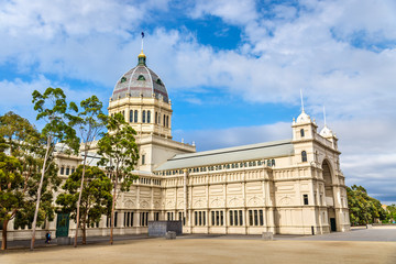 Fototapeta na wymiar Royal Exhibition Building, a UNESCO world heritage site in Melbourne, Australia