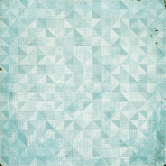 Vintage Textured Background with Blue Green Pattern