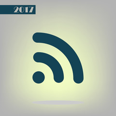 Wi-Fi symbol icon. Vector illustration