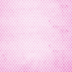 Vintage Textured Background with Pink Diamond Pattern