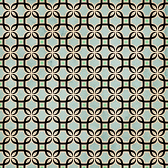 Vintage Retro Background with Blue and Dark Grey Pattern
