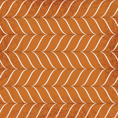 Abstract Vintage Pattern Background in Burnt Orange