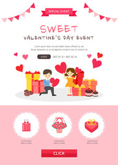 Valentine's Day Event Illustration