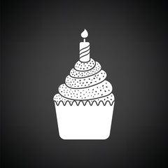First birthday cake icon