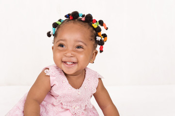 portrait of happy baby 