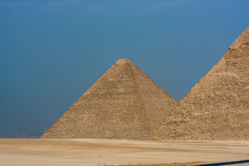 Fototapeta na wymiar Giza Pyramids - Cairo - Egypt