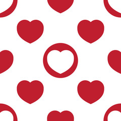 Seamless pattern with heart. vector background. Holiday texture. pattern for Happy Valentine's Day
