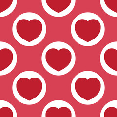 Seamless pattern with heart. vector background. Holiday texture. pattern for Happy Valentine's Day