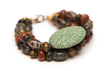 Nice bracelet isolated on the white