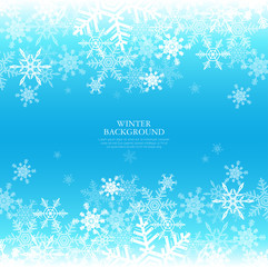 Naklejka na ściany i meble Winter background illustration