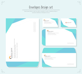 envelope Design set - obrazy, fototapety, plakaty