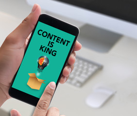 CONTENT IS KING  seo search engine optimization and content mark