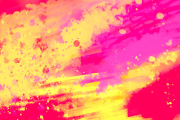colorful pop background yellow and red