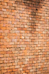 Background brick wall.