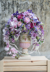 bouquet flower in vase